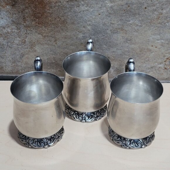 Reed & Barton 1629 King Francis  Punch Cup Set of 3 - Picture 4 of 12